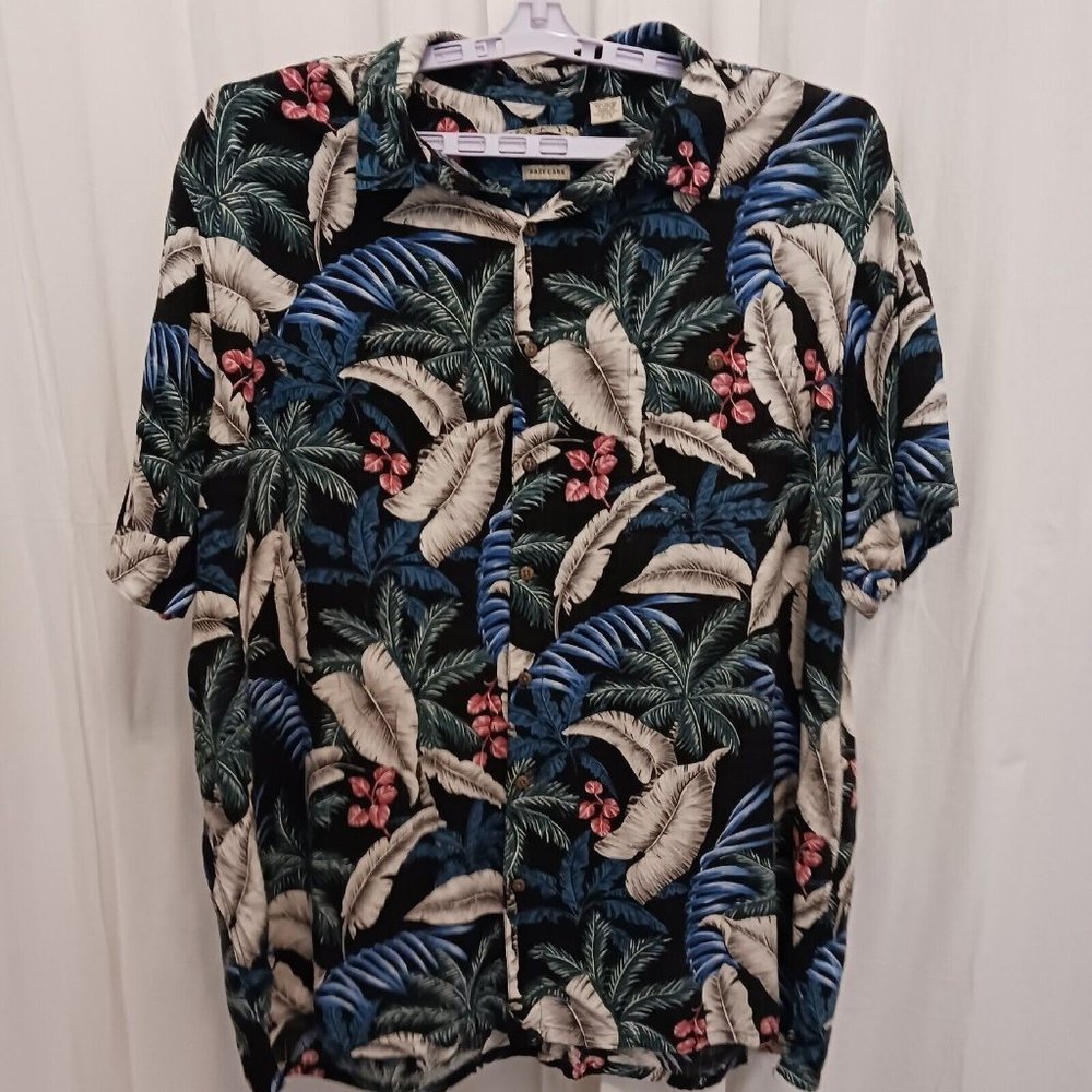 Batik Bay 3XLT Easy Care Button Up Hawaiian Shirt Mens 100% Rayon